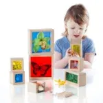 Guidecraft Treasure Blocks – Holzrahmen mit Acrylfenster