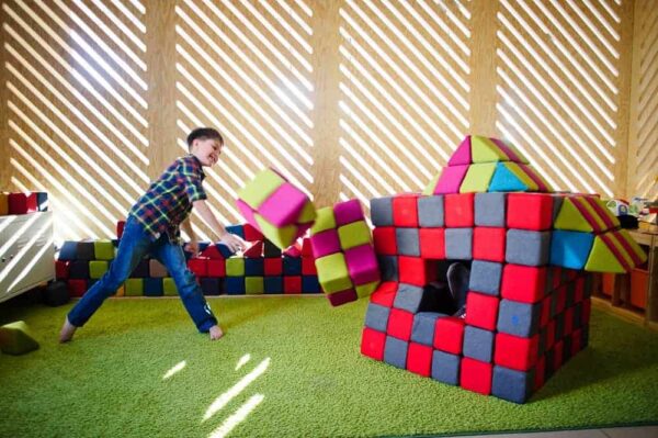 JollyHeap – Little House – 150 weiche XXL Magnetbausteine-Set für große Bauprojekte – für Kinder – Bild 21