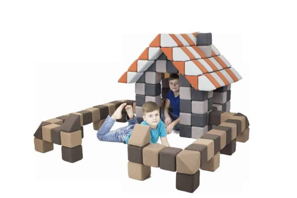 JollyHeap – Little House – 150 weiche XXL Magnetbausteine-Set für große Bauprojekte – für Kinder – Bild 19