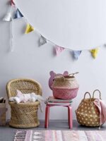 Plush Bunny, Rose, Polyester