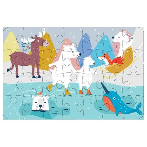 Avenir Eisbär Tier-Puzzle (