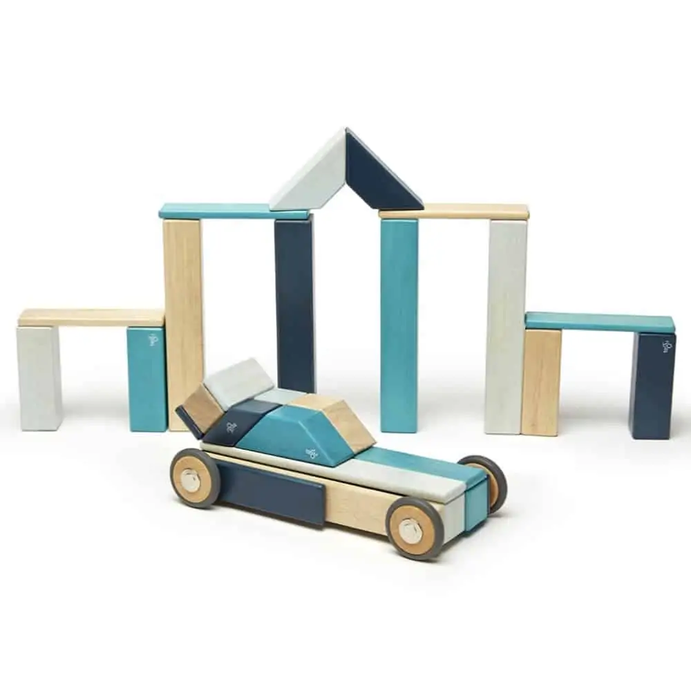 Tegu Magnetische Holzbausteine Blau 42 Teile (1) Tegu Magnetische Holzbausteine Blau 42 Teile (1)
