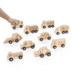 Guidecraft Holzfahrzeuge - 10 Mini Trucks
