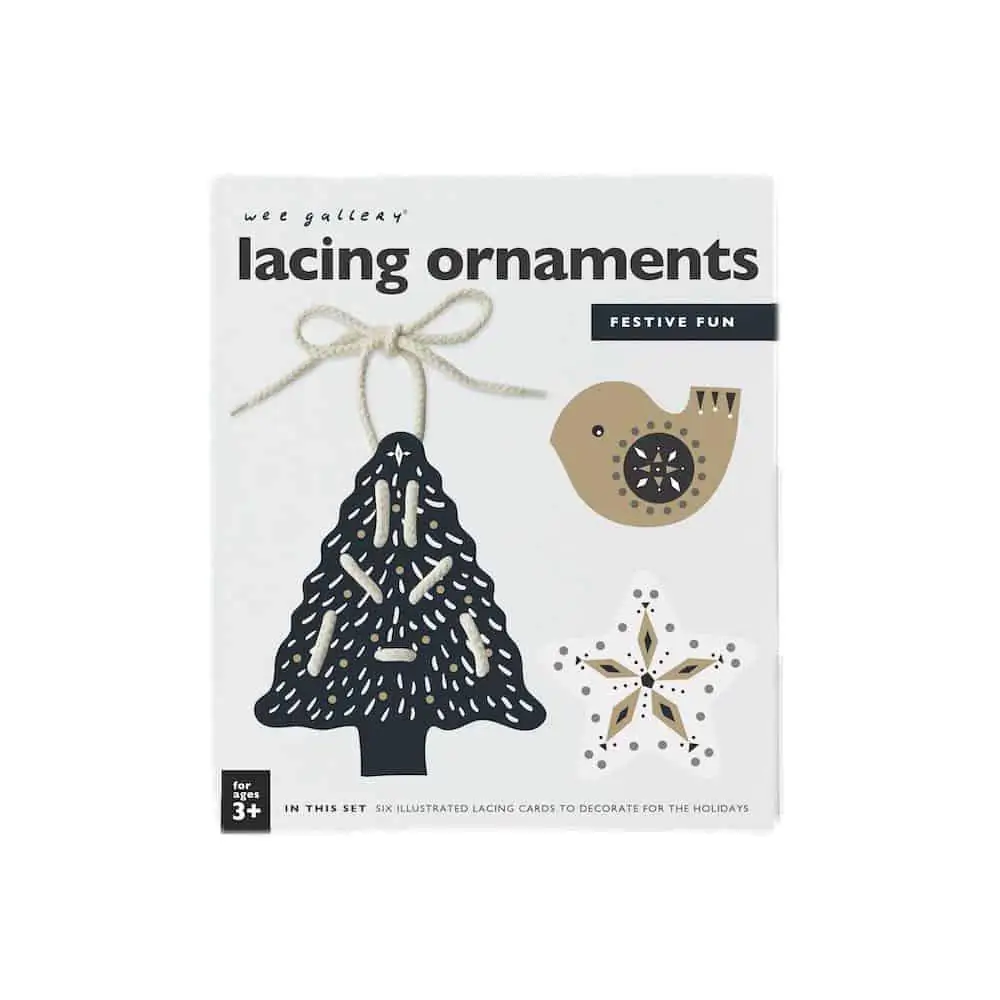 Wee Gallery Festliche Schnür-Karten Wee Gallery Festliche Schnür-Karten