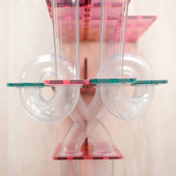 Connetix Pastell Kugelbahn Expansion - 80-tlg. Magnetbaukasten