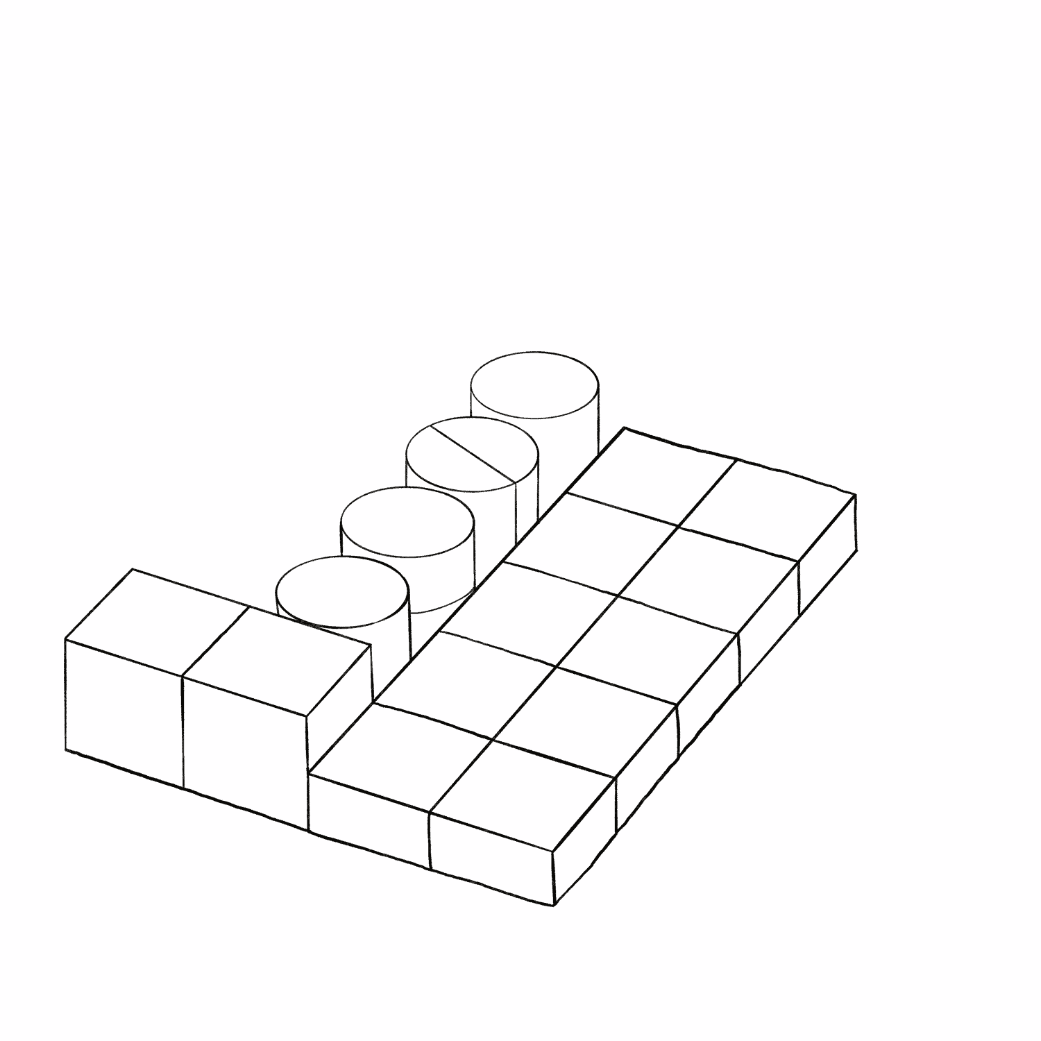 Plan_08_CUBORO_WEB_02 Cuboro Holzkugelbahn - Junior Starter Set
