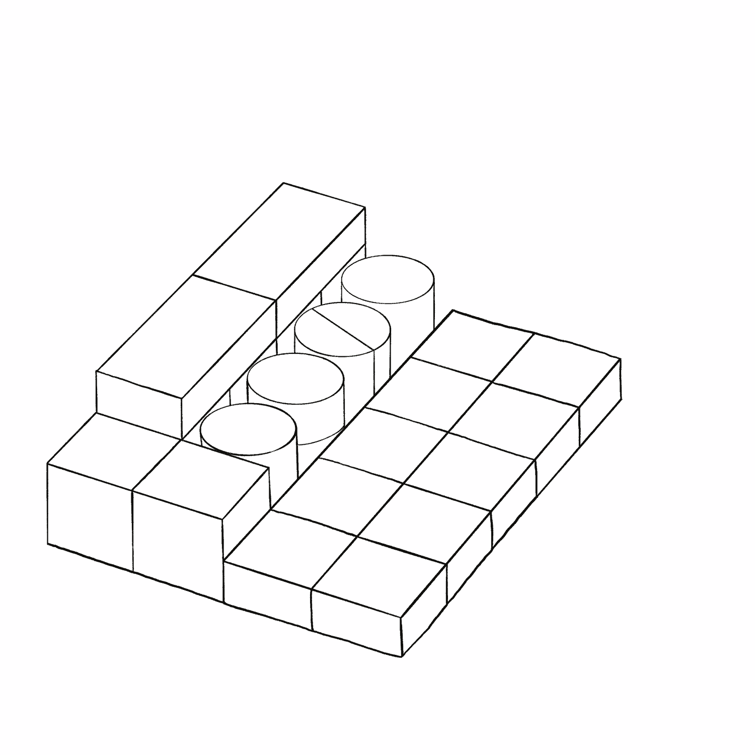 Plan_08_CUBORO_WEB_03 Cuboro Holzkugelbahn - Junior Starter Set