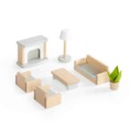 Guidecraft Puppenhaus Modern Home Möbel