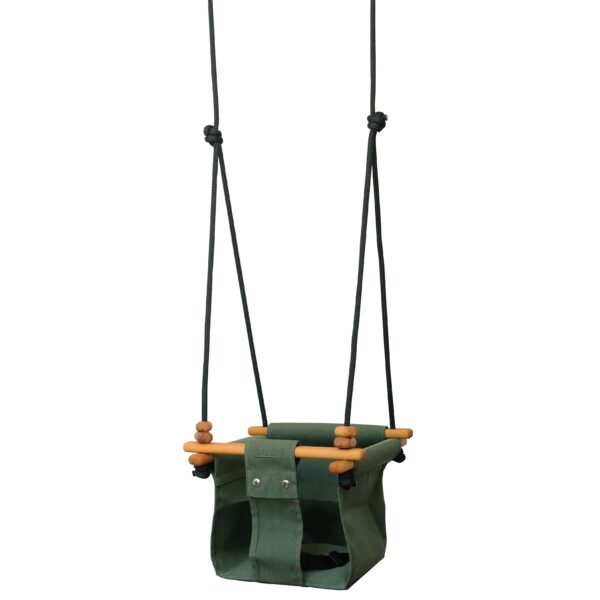 Solvej Swings-Solvej Baby Toddler Swing-Moss Green