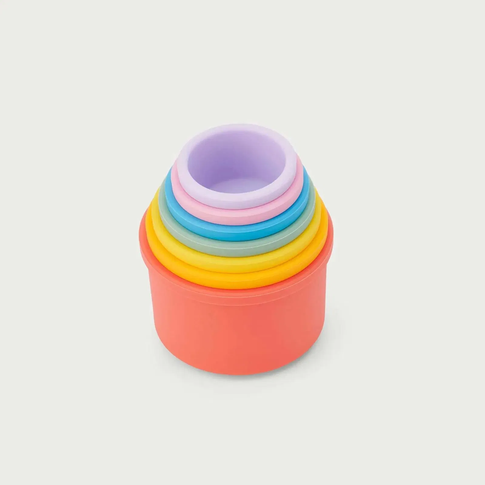 Tickit-Silisoft-stackingcups-54547 (1) Tickit SiliSoft® Runde Stapelbecher – Rainbow Sensorikset – Bild 1