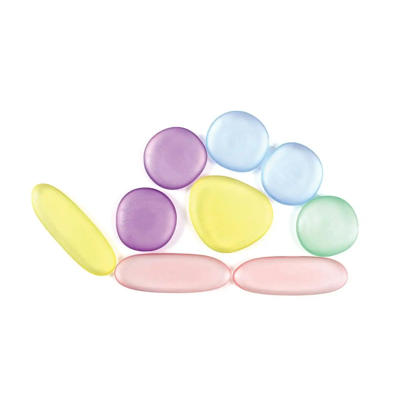 Edx Education – Translucent Junior Rainbow Pebbles für Kinder