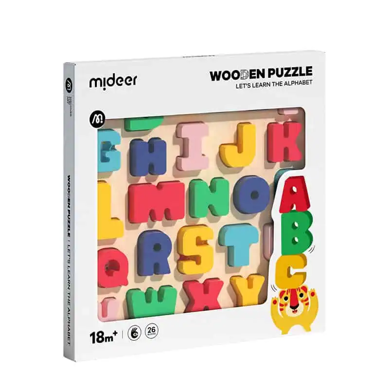 Mideer – Wooden Alphabet Puzzles Mideer – Wooden Alphabet Puzzles