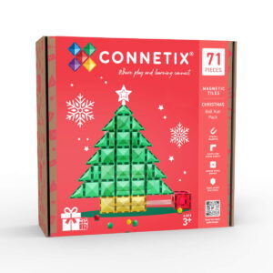 Connetix Christmas Tree Ball Run 71-teilig – Kugelbahn-Magnetbaukasten für Kinder