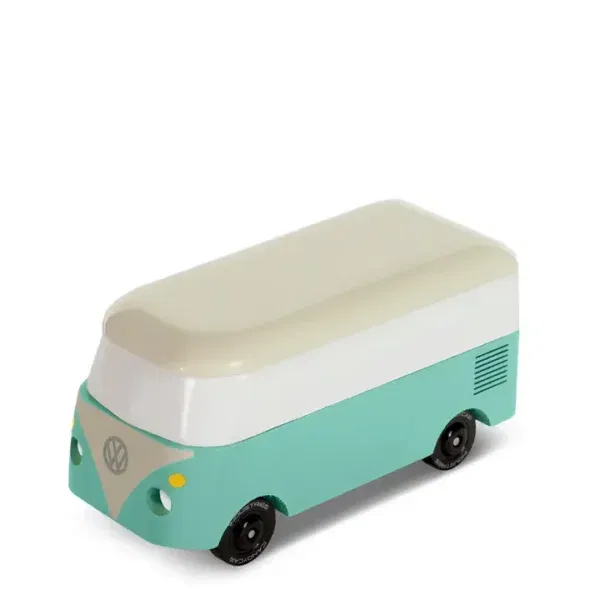 Candylab VW Mini Surfline Teal – Holz-VW im Pocket-Format für Kinder & Sammler
